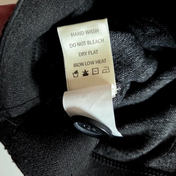 Max Studio high waisted wide leg pants with elastic waistband and buttons detail - Picture 6 of 10